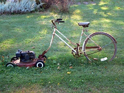 self propelled rotary lawn mower