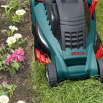 Bosch electric lawn mowers