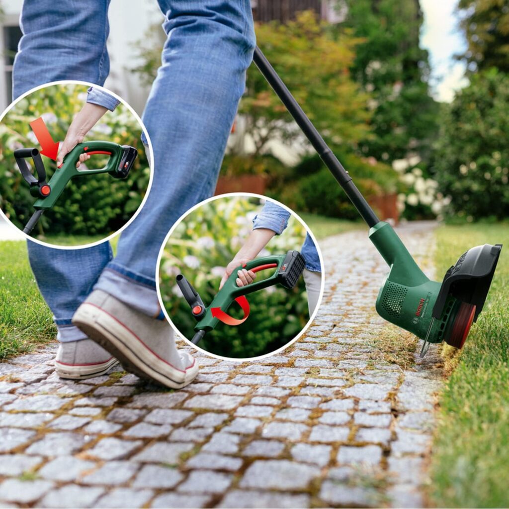 Bosch Cordless Grass Trimmer EasyGrassCut 18V-26 (1x Battery, 18 Volt System, Cutting Diameter: 26 cm, in Carton Packaging)